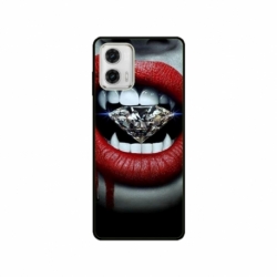 Husa personalizata tip carcasa HQPrint pentru Motorola Moto G53, model Diamond Vampire, multicolor, S1D1M0370