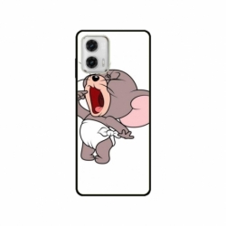 Husa personalizata tip carcasa HQPrint pentru Motorola Moto G73, model Tom and Jerry 3, multicolor, S1D1M0207