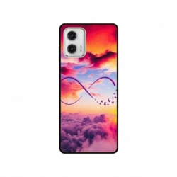 Husa personalizata tip carcasa HQPrint pentru Motorola Moto G53, model Bright Infinity, multicolor, S1D1M0377