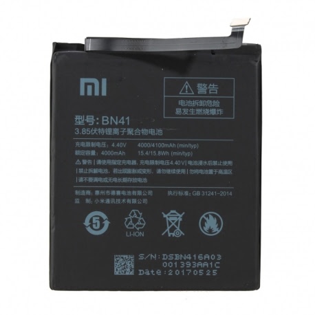 Inlocuire Acumulator Original XIAOMI RedMi Note 4 (4000 mAh) BN41