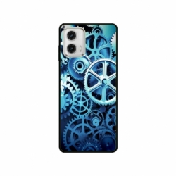 Husa personalizata tip carcasa HQPrint pentru Motorola Moto G73, model Clockwork, multicolor, S1D1M0250