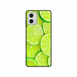Husa personalizata tip carcasa HQPrint pentru Motorola Moto G73, model Lime, multicolor, S1D1M0253