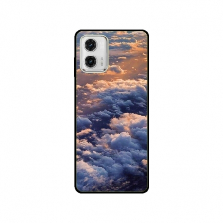 Husa personalizata tip carcasa HQPrint pentru Motorola Moto G73, model Beautiful Sky, multicolor, S1D1M0277