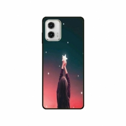 Husa personalizata tip carcasa HQPrint pentru Motorola Moto G73, model Star stealing, multicolor, S1D1M0292