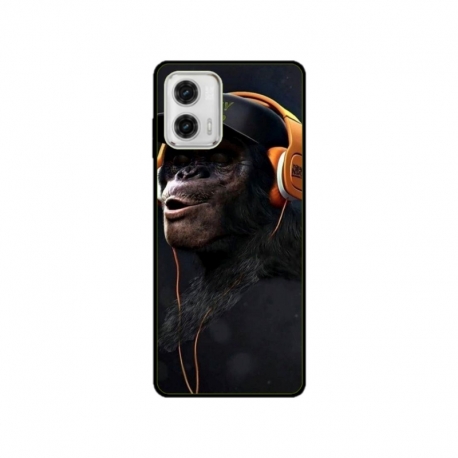 Husa personalizata tip carcasa HQPrint pentru Motorola Moto G73, model Monkey, multicolor, S1D1M0319