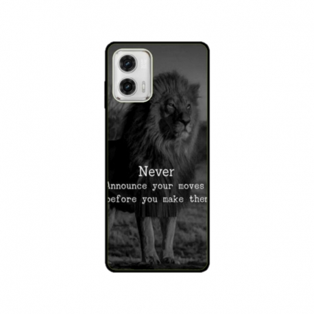 Husa personalizata tip carcasa HQPrint pentru Motorola Moto G73, model Quote 2, multicolor, S1D1M0330
