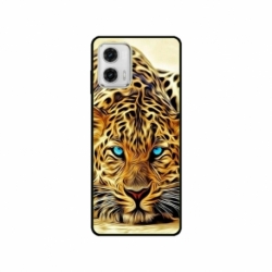 Husa personalizata tip carcasa HQPrint pentru Motorola Moto G73, model Cheetah, multicolor, S1D1M0382