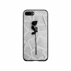 Husa personalizata tip carcasa HQPrint pentru Apple iPhone 7 Plus, model Black Rose, multicolor, S1D1M0021