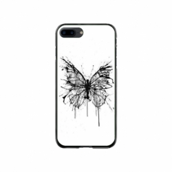 Husa personalizata tip carcasa HQPrint pentru Apple iPhone 7 Plus, model Butterfly 3, multicolor, S1D1M0030