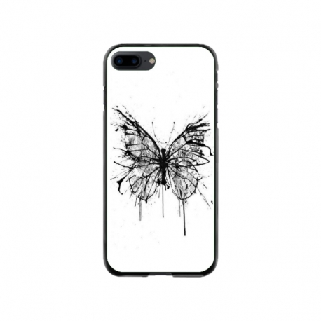 Husa personalizata tip carcasa HQPrint pentru Apple iPhone 7 Plus, model Butterfly 3, multicolor, S1D1M0030