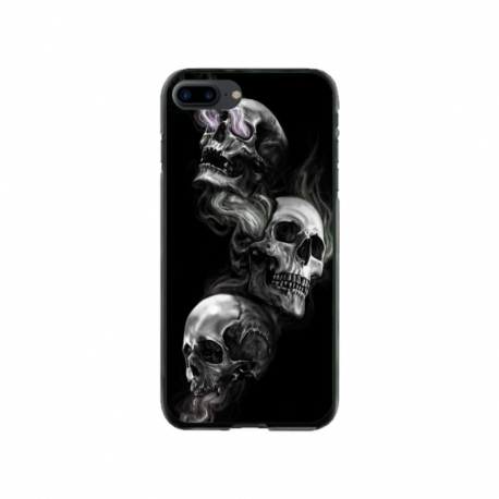 Husa personalizata tip carcasa HQPrint pentru Apple iPhone 7 Plus, model Skulls, multicolor, S1D1M0032