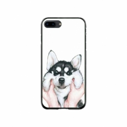 Husa personalizata tip carcasa HQPrint pentru Apple iPhone 7 Plus, model Fluffy Dog, multicolor, S1D1M0033