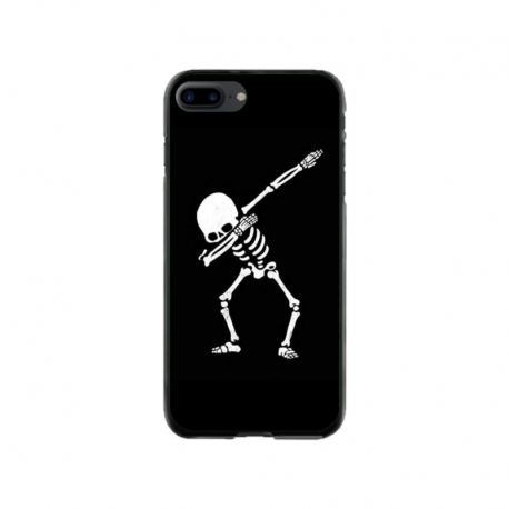 Husa personalizata tip carcasa HQPrint pentru Apple iPhone 7 Plus, model Dab Skeleton, multicolor, S1D1M0034