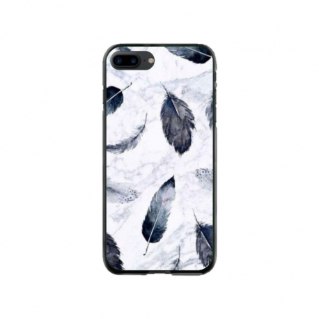 Husa personalizata tip carcasa HQPrint pentru Apple iPhone 7 Plus, model Leaf Design 2, multicolor, S1D1M0071
