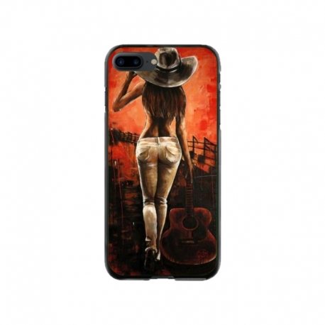 Husa personalizata tip carcasa HQPrint pentru Apple iPhone 7 Plus, model Sexy Lady, multicolor, S1D1M0113