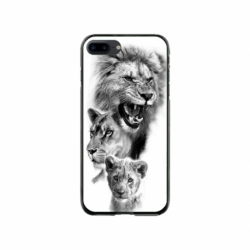 Husa personalizata tip carcasa HQPrint pentru Apple iPhone 7 Plus, model Lion 3, multicolor, S1D1M0118