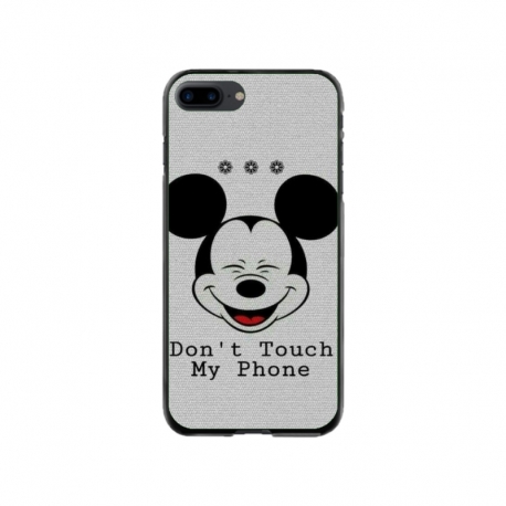 Husa personalizata tip carcasa HQPrint pentru Apple iPhone 7 Plus, model Dont Touch my Phone 3, multicolor, S1D1M0123
