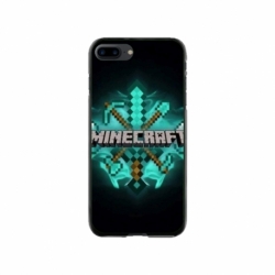 Husa personalizata tip carcasa HQPrint pentru Apple iPhone 7 Plus, model Minecraft 2, multicolor, S1D1M0126