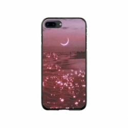 Husa personalizata tip carcasa HQPrint pentru Apple iPhone 7 Plus, model Pink Sky, multicolor, S1D1M0129