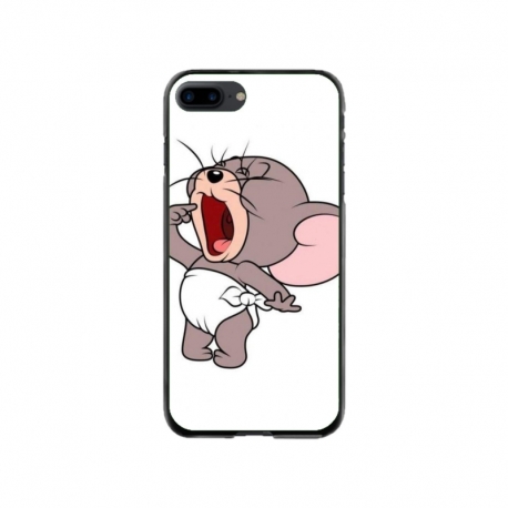 Husa personalizata tip carcasa HQPrint pentru Apple iPhone 7 Plus, model Tom and Jerry 3, multicolor, S1D1M0207