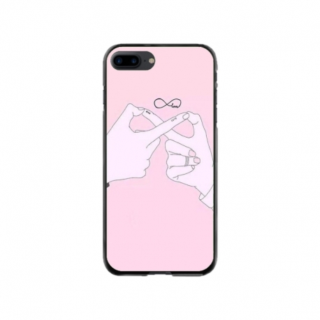 Husa personalizata tip carcasa HQPrint pentru Apple iPhone 7 Plus, model Infinity Togeter, multicolor, S1D1M0251