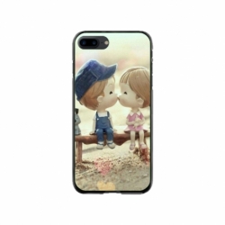 Husa personalizata tip carcasa HQPrint pentru Apple iPhone 7 Plus, model Kiss, multicolor, S1D1M0259
