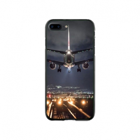 Husa personalizata tip carcasa HQPrint pentru Apple iPhone 7 Plus, model Airplane Landing, multicolor, S1D1M0266