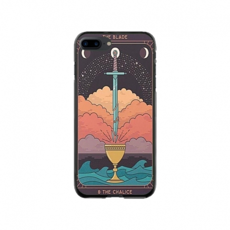 Husa personalizata tip carcasa HQPrint pentru Apple iPhone 7 Plus, model Tarrot, multicolor, S1D1M0267
