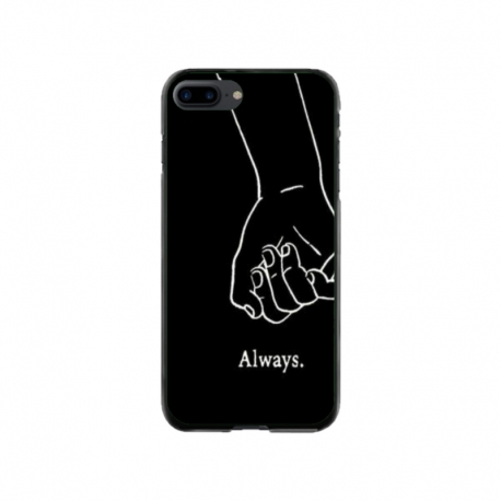 Husa personalizata tip carcasa HQPrint pentru Apple iPhone 7 Plus, model Always and Forever 1, multicolor, S1D1M0279