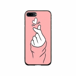 Husa personalizata tip carcasa HQPrint pentru Apple iPhone 7 Plus, model Heart Snap, multicolor, S1D1M0285