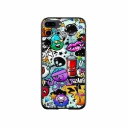 Husa personalizata tip carcasa HQPrint pentru Apple iPhone 7 Plus, model Grafitti, multicolor, S1D1M0289