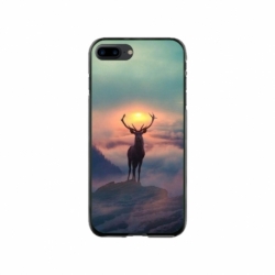 Husa personalizata tip carcasa HQPrint pentru Apple iPhone 7 Plus, model Antlers, multicolor, S1D1M0303