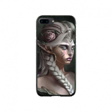 Husa personalizata tip carcasa HQPrint pentru Apple iPhone 7 Plus, model Alien Queen, multicolor, S1D1M0308