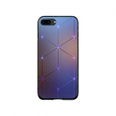 Husa personalizata tip carcasa HQPrint pentru Apple iPhone 7 Plus, model Square, multicolor, S1D1M0315