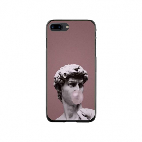Husa personalizata tip carcasa HQPrint pentru Apple iPhone 7 Plus, model Bubble Gum Statue, multicolor, S1D1M0317