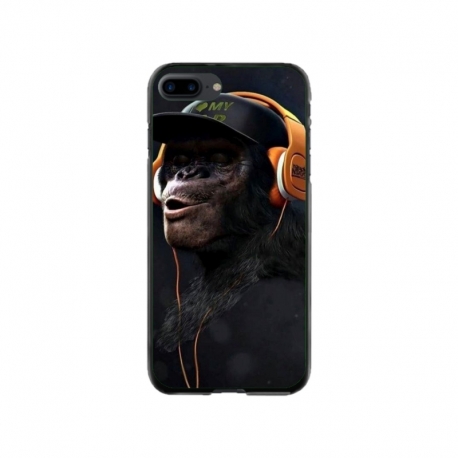 Husa personalizata tip carcasa HQPrint pentru Apple iPhone 7 Plus, model Monkey, multicolor, S1D1M0319
