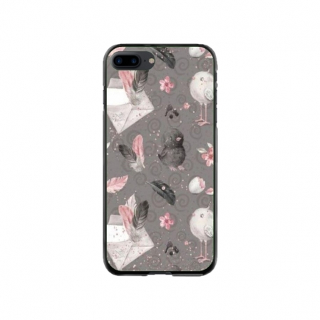 Husa personalizata tip carcasa HQPrint pentru Apple iPhone 7 Plus, model Abstract 1, multicolor, S1D1M0321