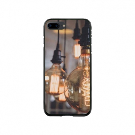 Husa personalizata tip carcasa HQPrint pentru Apple iPhone 7 Plus, model Lightbulb, multicolor, S1D1M0322
