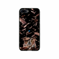 Husa personalizata tip carcasa HQPrint pentru Apple iPhone 7 Plus, model Owl, multicolor, S1D1M0334