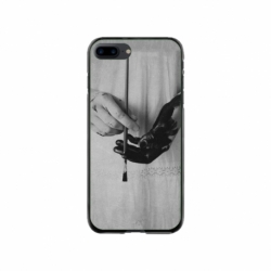 Husa personalizata tip carcasa HQPrint pentru Apple iPhone 7 Plus, model Black Paint, multicolor, S1D1M0336