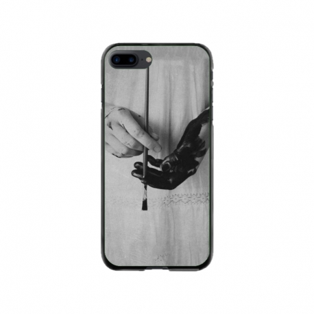 Husa personalizata tip carcasa HQPrint pentru Apple iPhone 7 Plus, model Black Paint, multicolor, S1D1M0336