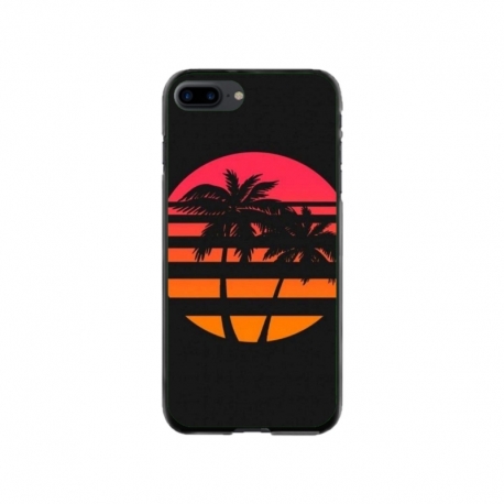Husa personalizata tip carcasa HQPrint pentru Apple iPhone 7 Plus, model Beach View 3, multicolor, S1D1M0337