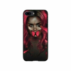 Husa personalizata tip carcasa HQPrint pentru Apple iPhone 7 Plus, model Butterfly Mouth 2, multicolor, S1D1M0352
