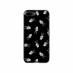 Husa personalizata tip carcasa HQPrint pentru Apple iPhone 7 Plus, model OK Skelly, multicolor, S1D1M0388