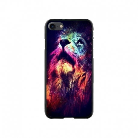 Husa personalizata tip carcasa HQPrint pentru Apple iPhone 7, model Celestial Lion, multicolor, S1D1M0002