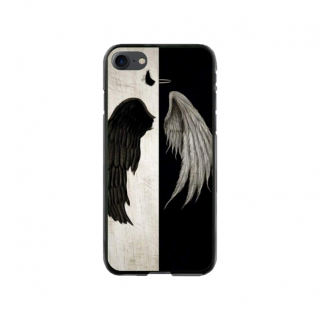 Husa personalizata tip carcasa HQPrint pentru Apple iPhone 7, model Angel Wings, multicolor, S1D1M0004