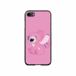 Husa personalizata tip carcasa HQPrint pentru Apple iPhone 7, model Pink Stitch, multicolor, S1D1M0005