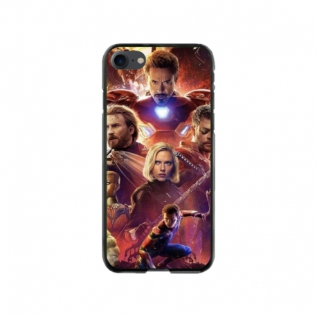 Husa personalizata tip carcasa HQPrint pentru Apple iPhone 7, model Avengers Inifinity War, multicolor, S1D1M0010