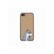 Husa personalizata tip carcasa HQPrint pentru Apple iPhone 7, model Tired Bunny, multicolor, S1D1M0027