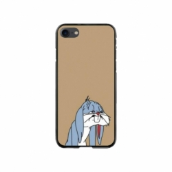 Husa personalizata tip carcasa HQPrint pentru Apple iPhone 7, model Tired Bunny, multicolor, S1D1M0027